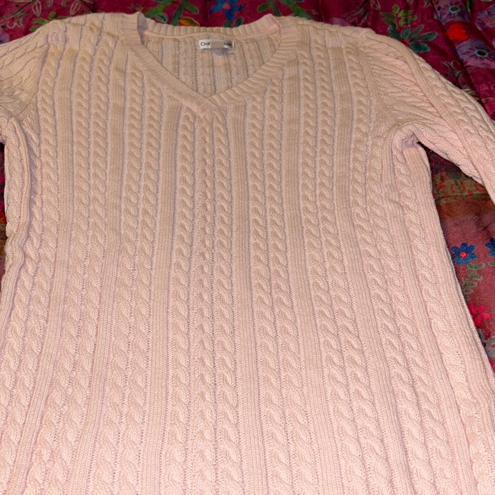 Pretty cable knit sweater